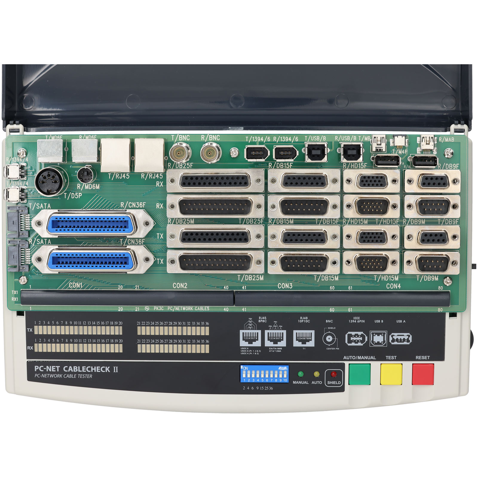 VOLTCRAFT Kabeltester CT-7 CT-7 Geeignet Für 9-, 15-, 25polige SUB-D