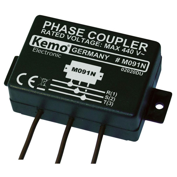 KEMO M091N 3-Phasenkoppler POWERLINE PRODUKTE Phasen-Koppler Hausnetz 650  mBit 4024028030951