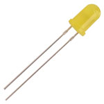 TruOpto OSY5LU5B64A-12V 5mm Yellow LED 12V 60° 130MCD Diffused