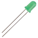 TruOpto OSG8NU5B64A-5V 5mm Green LED 5V 60° 100MCD Diffused