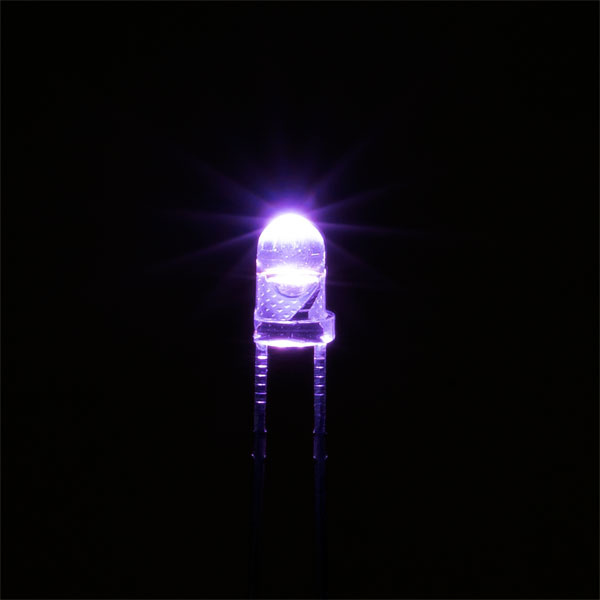 TruOpto OSK64L3131A 3mm Sakura (Violet) 30° LED 4,200MCD Water Clear