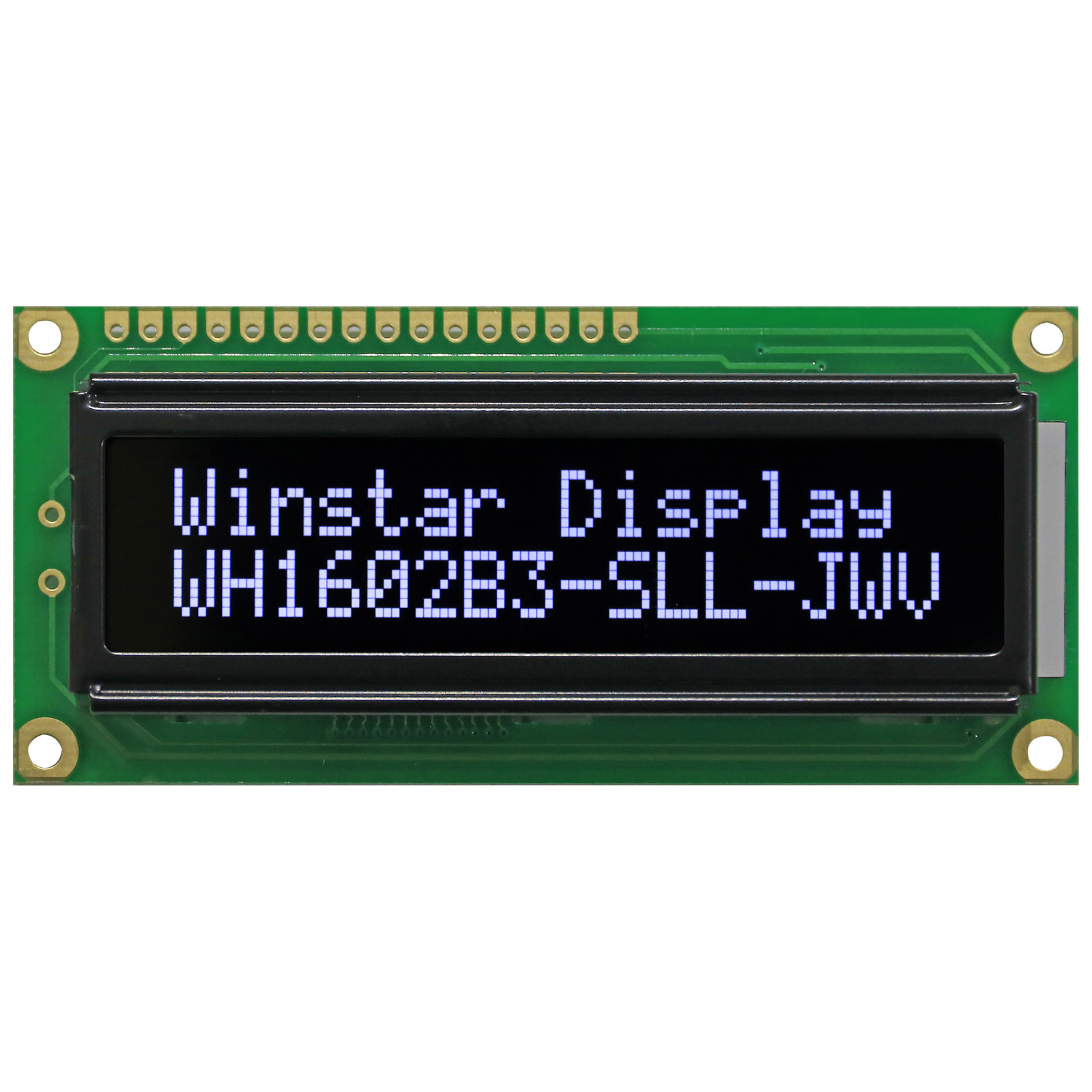 Winstar WH1602B3-SLL-JWV 16x2 LCD VATN White on Black I2C Interface ...