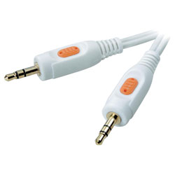 SpeaKa Professional 50028 White Jack Plug 3.5mm to Jack Plug 3.5mm Audio Cable