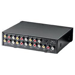 Speaka AV-Cinch-distribution 352500 Analogue inputs: 1x 3 Cinch Outputs: 6x 3