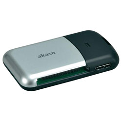 Akasa AK-CR-05U3BK USB 3.0 Multi Card Reader - Black