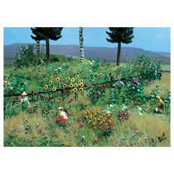 Busch 1258 HO Flower And Plant Set