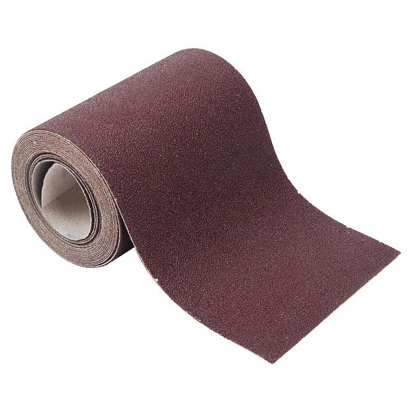 Wolfcraft 1742000 Sandpaper Roll 180 Grit Hook & Loop 4m x 115mm