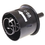 Wolfcraft 2158000 Hole Saw Hardened Teeth 68 x 40mm 12mm Shank