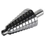 Wolfcraft 2516000 Step Drill ø 8/14/16/18/20/22/24/26/28/30mm 10mm Shank