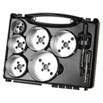Wolfcraft 5423000 Hole Saw Set BiM 40 to 86mm Electrical