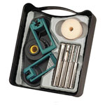 Wolfcraft 8771000 Diamond Drill Set 5/6/8/10mm with Drill Guide