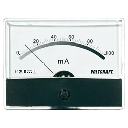 Voltcraft AM-86X65/100mA Analogue Panel Meter