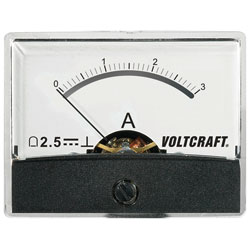 VOLTCRAFT AM-60X46/3A/DC Analogue Panel Meter