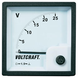 Voltcraft AM-72x72/25V Analogue Panel Meter