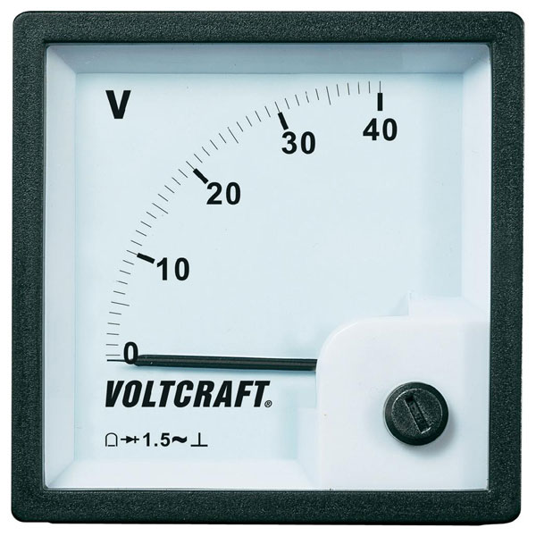 Voltcraft Am 72x72 40v Analogue Panel Meter Rapid Electronics