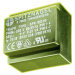 Spitznagel SPK 0030606 PCB Mount Transformer 230V to 2 x 6V 0.35VA