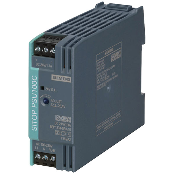 Siemens 6EP1331-5BA10 SITOP PSU100C DIN Rail Power Supply 24VDC 1....