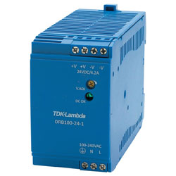 TDK-Lambda DRB-100-24-1 DIN Rail Power Supply 24-28V 4.2A