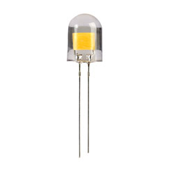 TruOpto OSM5D4A4X1B 360° LED 12V 10mm 20mA Warm White 3500K 38lm Water Clear