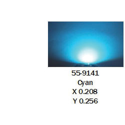 TruOpto OSC34L3131A 3mm 'Cyan' Colour LED