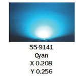 TruOpto OSC34L3131A 3mm 'Cyan' Colour LED