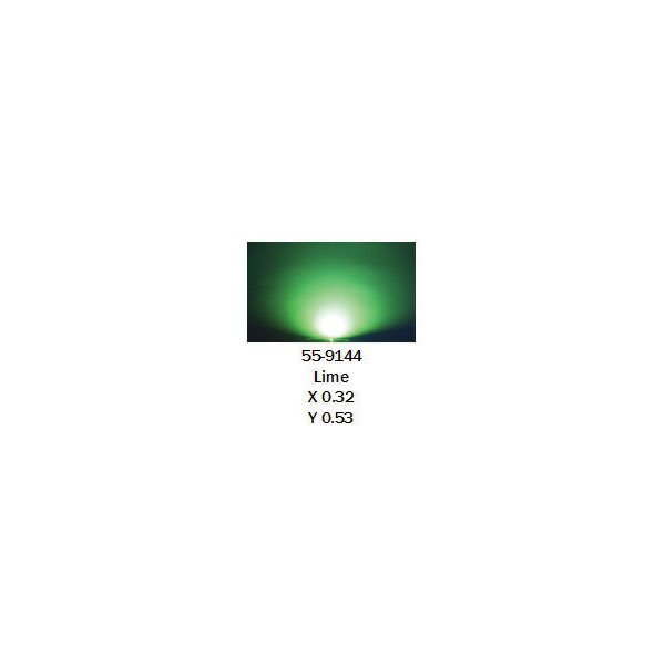 TruOpto OSC64L3131A 3mm 'Lime' Colour LED