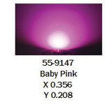 TruOpto OSC84L3131A 3mm 'Baby Pink' Colour LED