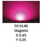 TruOpto OSCA4L3131A 3mm 'Magenta' Colour LED