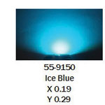 TruOpto OSB64L3131A 3mm 'Ice Blue' Colour LED