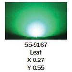 TruOpto OSC74L5111A 5mm 'Leaf' Colour LED