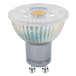 Integral LED Glass GU10 LED Bulb Warm White 4.4W (50W) 2700K 375lm ND