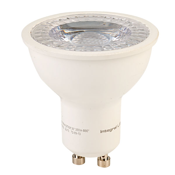 Integral LED GU10 LED Bulb Warm White 5W (50W) 2700K 380lm ND | Rapid ...
