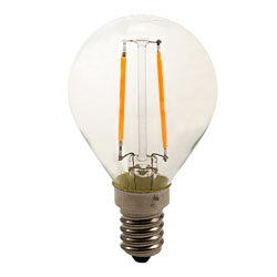 Integral LED E14 Mini Globe Filament LED Bulb 2W (25W) Warm White 2700K 250lm ND