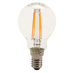 Integral LED E14 Mini Globe Filament LED Bulb 4W (36W) Warm White 2700K 420lm ND