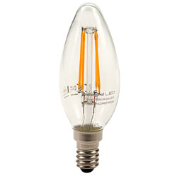 Integral LED E14 Candle Filament LED Bulb 4W (36W) Warm White 2700K 420lm ND