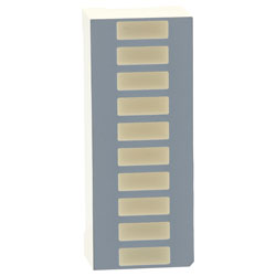 Kingbright DC-10SURKWA 10 Segment Bar Graph Array | Rapid Electronics
