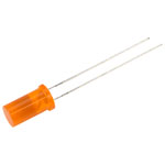 Kingbright L-483EDT 5mm 2V Amber LED Cylindrical
