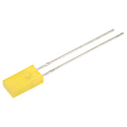 Kingbright L-383YDT 5x2.5mm Yellow LED Rectangular