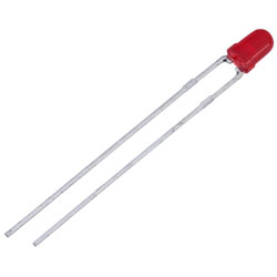 Kingbright L-7104SRD-C 3mm Super Bright Red LED 100mcd