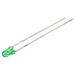 Kingbright L-7104GT 3mm 2.2V Green LED Transparent