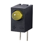 Kingbright L-7104CB/1YD 3mm Yellow LED PCB Mounting
