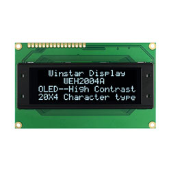 Winstar WEH002004AWPP5N00000 20x4 White OLED Character Display