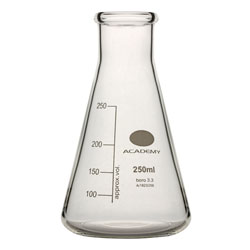 Academy Heavy Duty Conical Flask 250ml Single