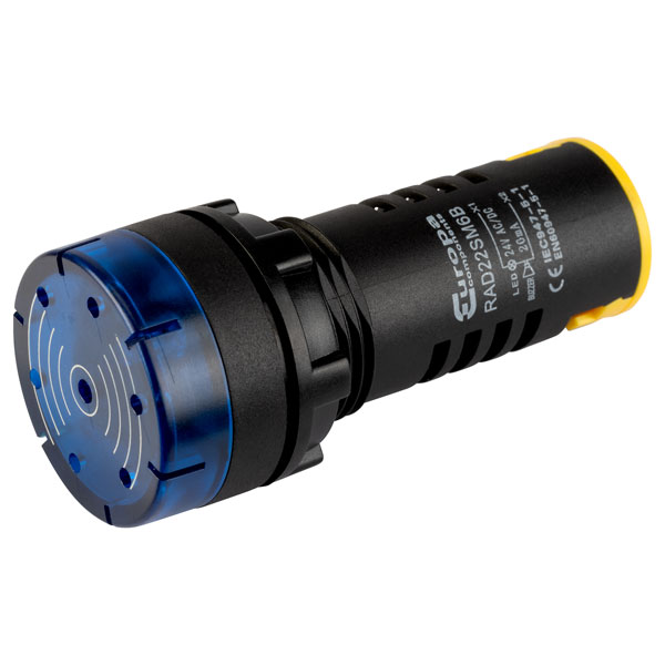 AD16-22SM DC 12V 24V AC 220V 380V 22mm LED Flash Buzzer Signal Lights Active Beep Alarm Sound Blinker Indicator Red Green Yellow