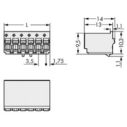 WAGO 2091-1122 picoMAX® 3.5 Female 2P