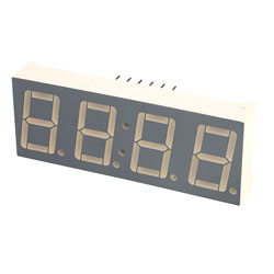 Kingbright CC56-21SRWA 4 Digit Red LED Display Clock