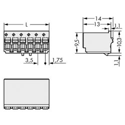 WAGO 2091-1125 picoMAX® 3.5 Female 5P