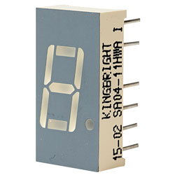 Kingbright SA04-11HWA 10.2mm Red LED Display Anode