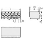 WAGO 2092-1122/000-1000 picoMAX® 5.0 Female 2P