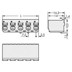 WAGO 2092-3124 picoMAX® 7.5 Female 4P